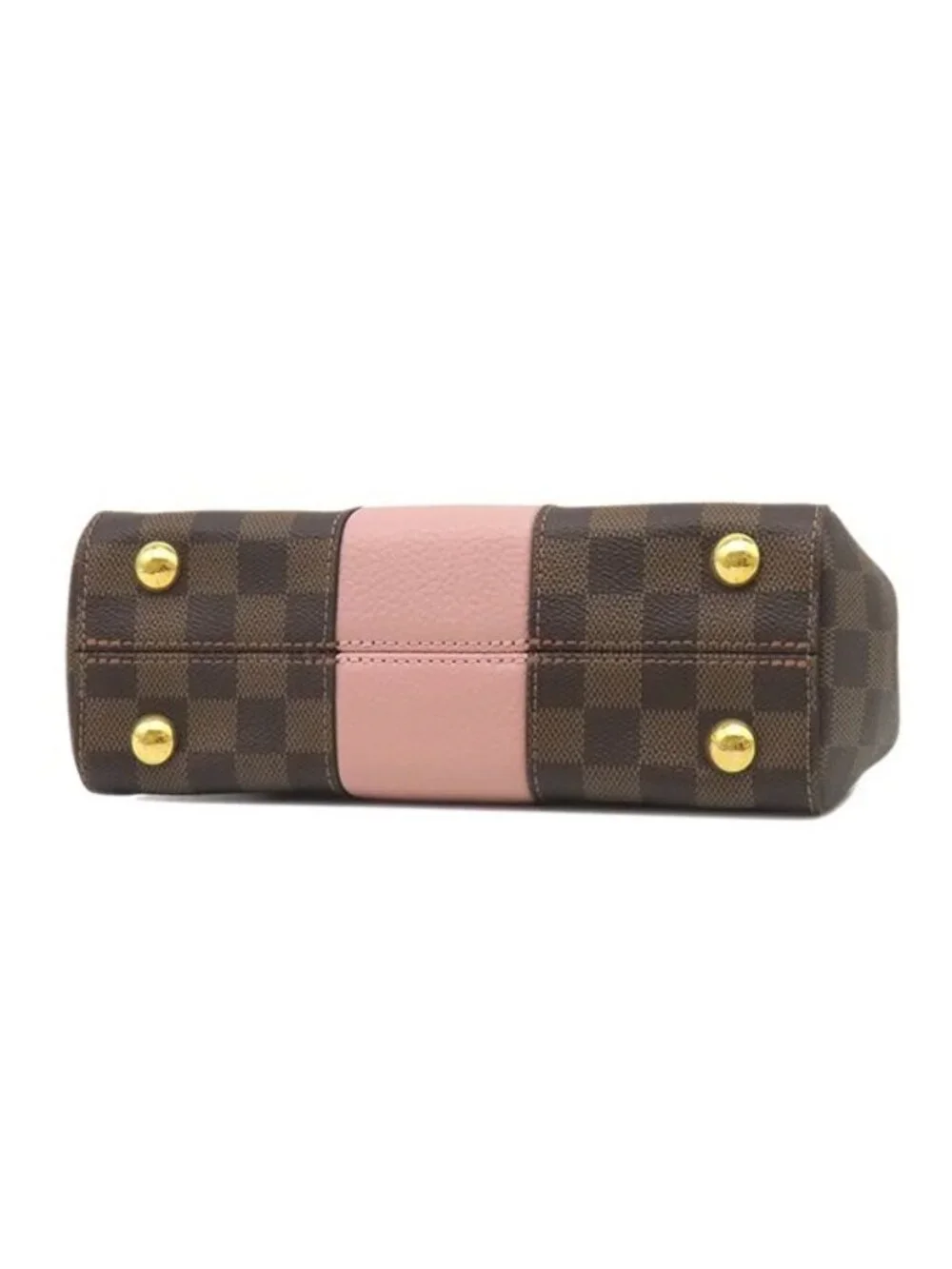 Louis Vuitton Bag Bond Street BB Damier Canvas Leather Magnolia Gold Brown